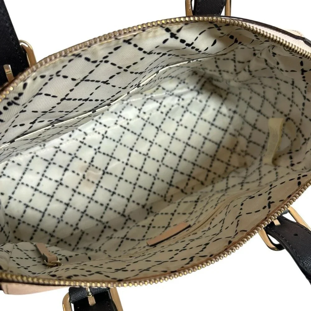 Kate Spade Cove Street Colorblock Pippa Crossbody in Soft Resetta Pink Black - Picture 9 of 12